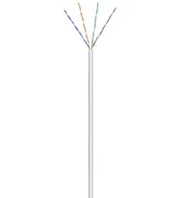 Goobay 93884 CAT 6 Network Cable, U/UTP, Grey, 100 m Length