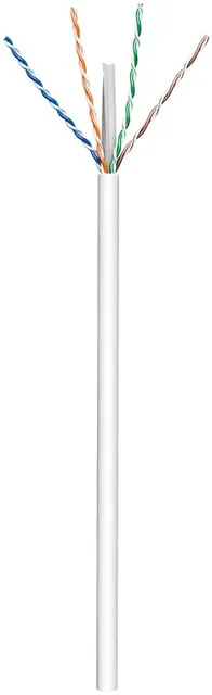 Installationskabel (stiv), UTP CAT6, HVID, 305 m CCA