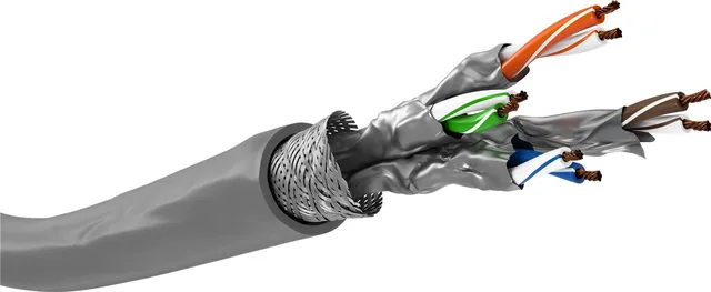 Patch kabel (blød), S/FTP CAT6A, 305 m, 100% Kobber