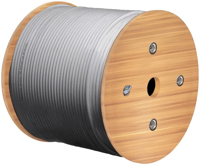 Patch kabel (blød), S/FTP CAT6A, 305 m, 100% Kobber