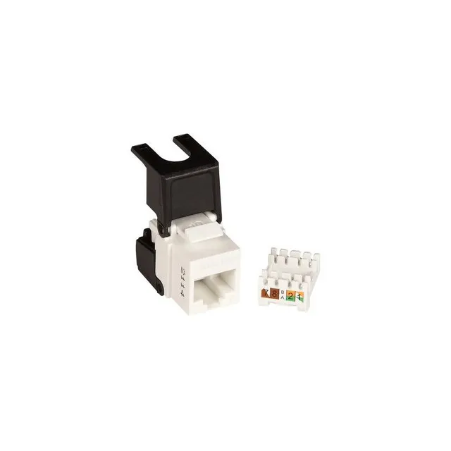 Keystone Modular Jack, RJ 45, CAT6 uskærmet