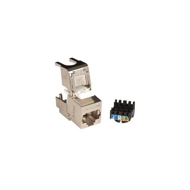 Keystone Modular Jack, RJ 45, CAT6A skærmet