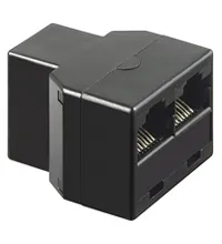 Forbindelsesled, RJ45-Y, 8 pol hun/2x8 hun