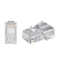 RJ45 Modular Plug for Round Cables, 8-Pin