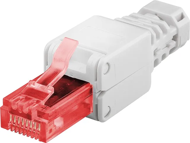 Modularstik, 1xRJ45 UTP CAT6 Tool-free