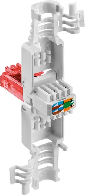 Modularstik, 1xRJ45 UTP CAT6 Tool-free
