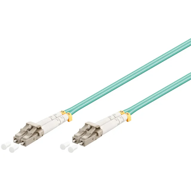 Fiberkabel 50/125 my LC-LC, OM3 multimode duplex, 0,5 m