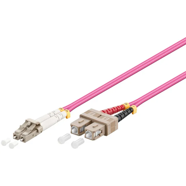Fiberkabel 50/125 myLC-SC, OM4  multimode duplex,0,5 m