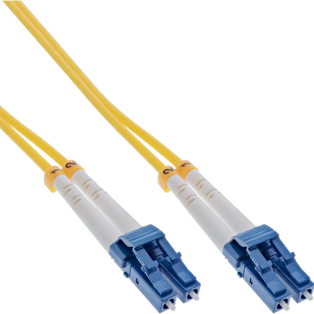 Fiberkabel 9/125 my LC-LC, OS2 singlemode duplex, 0,5 m