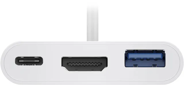 Goobay USB-C Multiport-adaptor HDMI, PD, white - erweitert ein USB-C Gerät for ein HDMI- and ein...