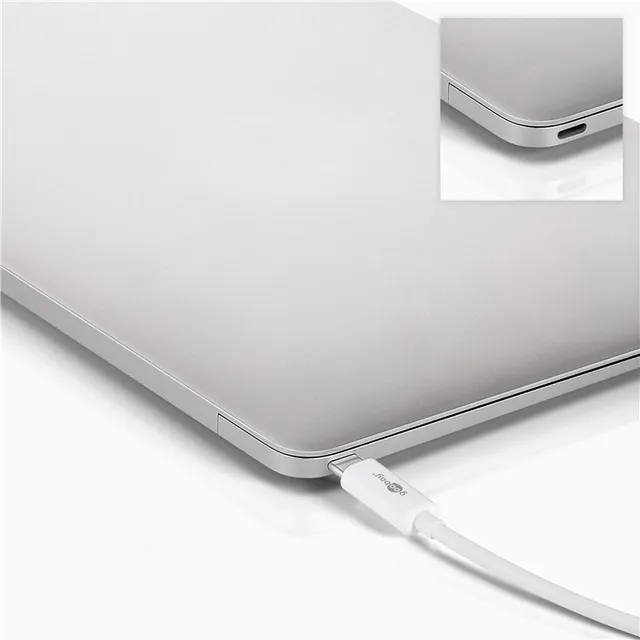 Goobay USB-C Multiport-adaptor HDMI, PD, white - erweitert ein USB-C Gerät for ein HDMI- and ein...