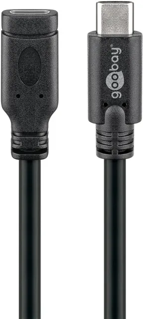USB-C Han til USB-C Hun - 1 Meter 
