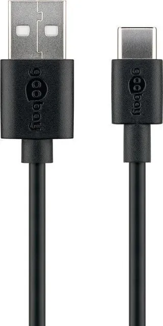 Goobay USB-A to USB-C cable (2 m, USB 2.0)