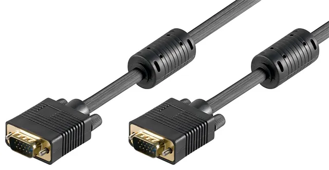 SVGA forb. kabel, 15 pol SUB-D han/han, 10 m