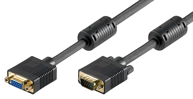 SVGA forl. kabel, 15 pol SUB-D han/hun, 20 m