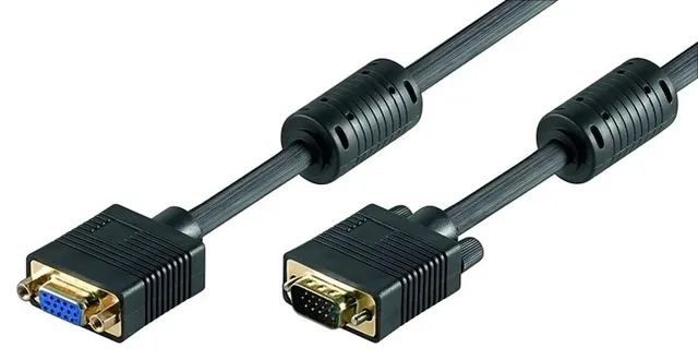 SVGA forl. kabel, 15 pol SUB-D han/hun, 30 m