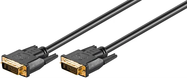 DVI monitor kabel 24+5 han/han, 2 m
