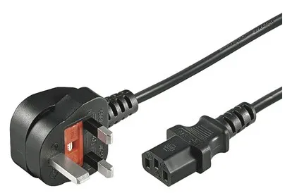 Powerkabel UK Schuko/IEC apparat hun 1,8m