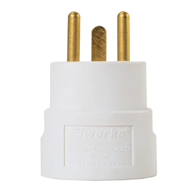 Adapter Schuko til dansk jord