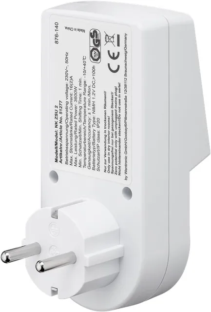 Digital Timer, 230V, IP20, Hvid