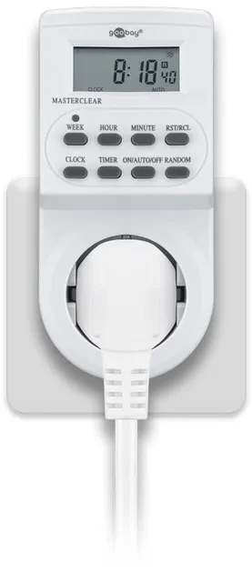Digital Timer, 230V, IP20, Hvid