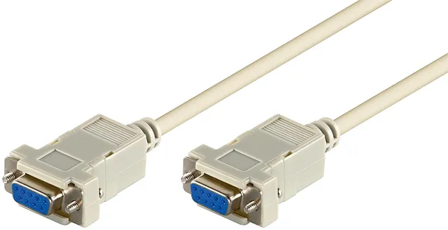 Seriel forb. kabel, 9 pol SUB-D hun/hun, 1,8 m