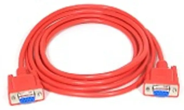 Null-modem kabel, 9 pol SUB-D hun/hun, 5 m
