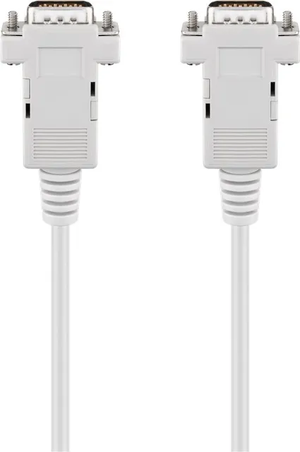 Seriel forl. kabel, 9 pol SUB-D han/han, 2 m