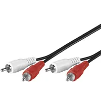 Goobay 50341 Stereo RCA Cable, 2x RCA, 20 m Cable Length