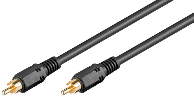 Digital/Audio Connector Cable, RCA S/PDIF, Double Shielded