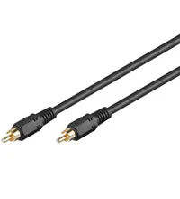 Goobay 50337 Coaxial Digital/Audio Connector Cable, RCA S/PDIF, Double Shielded, 10 m Cable Length