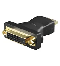 Goobay 68930 HDMI/DVI-D Adapter, Gold-Plated