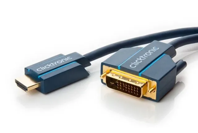 Clicktronic HQ HDMI/DVI kabel, 2 m - HC270-200