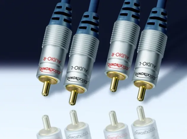 Clicktronic HQ audiokabel, 2xphono han/han, 3 m - HC40-300