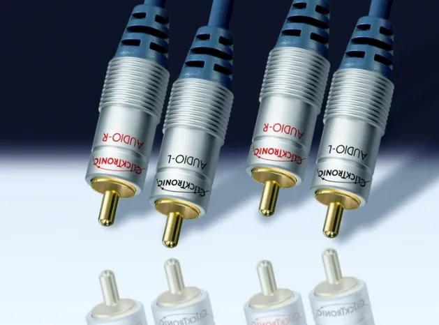 Clicktronic HQ audiokabel, 2xphono han/han, 5 m - HC40-500