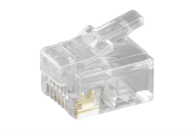 Goobay 50251 RJ12 Western Connector for Flat Cable 6 Pin