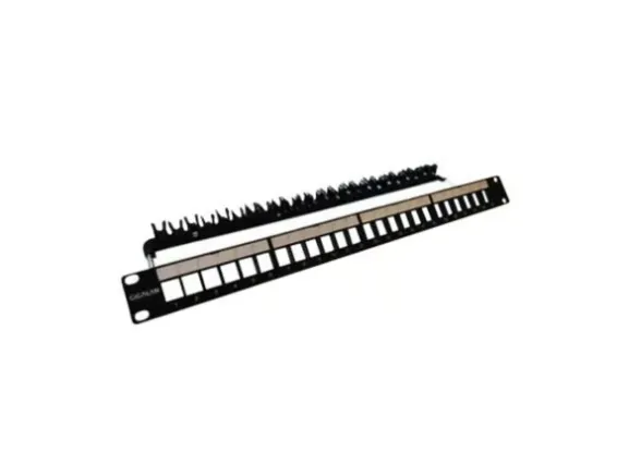 Patch Panel 24 port for keystone UTP/STP KAT 5E/ KAT 6/KAT 6A
