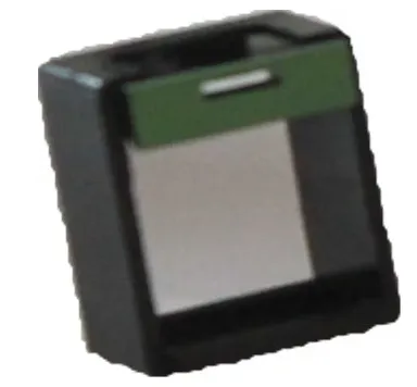 Ramme til patchpanel, grøn for Keystone Jack