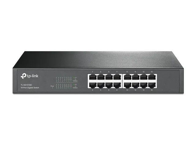 TP-LINK TL-SG1016D Switch 16 ports Black