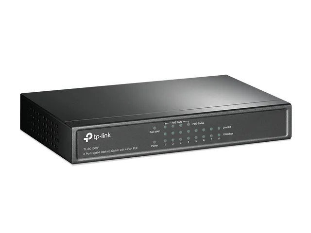 TP-Link TL-SG1008P netværksswitch Ikke administreret Gigabit Ethernet (10/100/1000) Strøm over E...