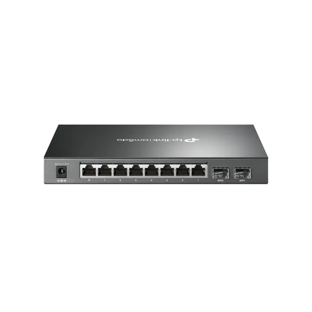 TP-Link T1500G-10PS(TL-SG2210P) 8 Gigabit Ports PoE Switch (8 PoE Ports, 2 SFP Ports, Desktop)