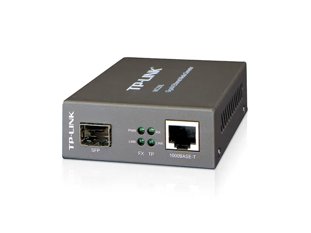 TP-Link Gigabit SFP Media Converter, Complies with IEEE 802.3ab and IEEE 802.3z, FX Port Support...