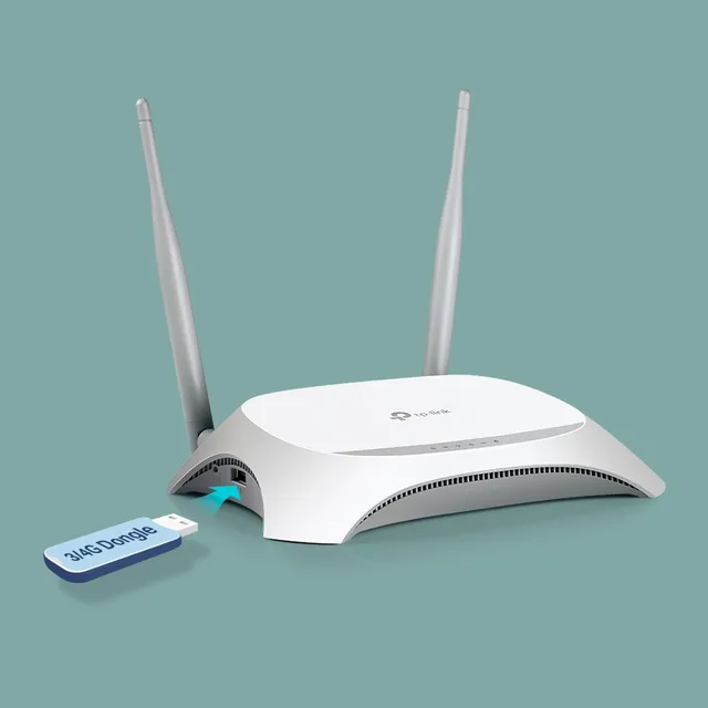 TP-Link 300 Mbps 3G/4G Single-Band Wi-Fi Router, 1x 2.0 USB Port, 5x Fast WAN/LAN Ports, Connect...