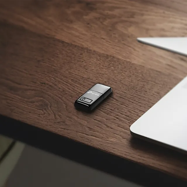 TP-Link 300Mbps Mini Wireless N USB WiFi Adapter, ideal for smooth HD video, voice streaming and...