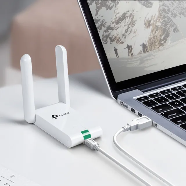 TP-Link TL-WN822N 300Mbps High Gain Wireless N USB Adapter, Stronger Coverage with High-Gain Ext...