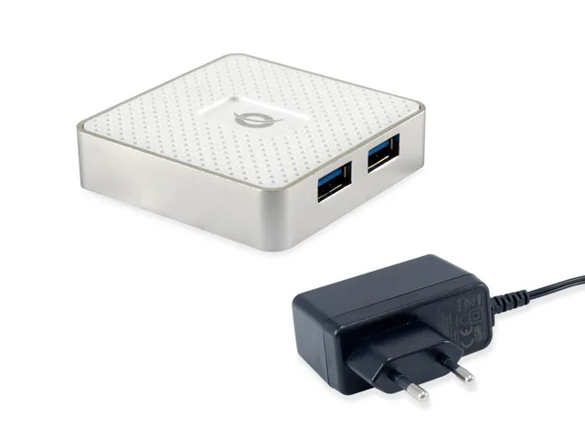 Conceptronic HUBBIES03W interface hub USB 3.2 Gen 1 (3.1 Gen 1) Type-A 5000 Mbit/s Hvid
