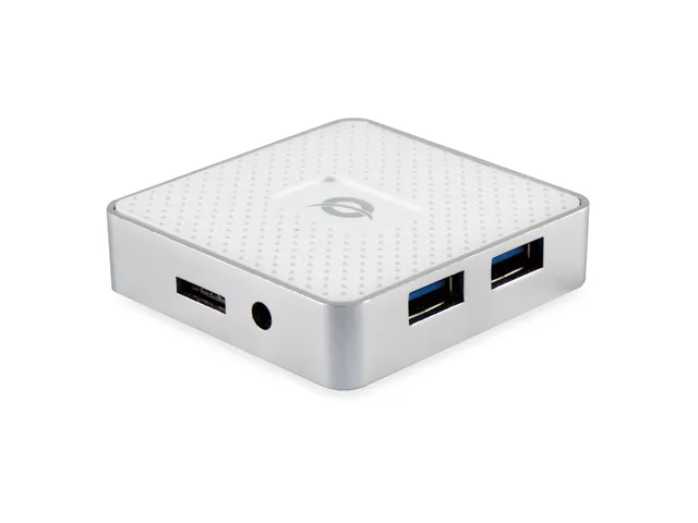 Conceptronic HUBBIES03W interface hub USB 3.2 Gen 1 (3.1 Gen 1) Type-A 5000 Mbit/s Hvid
