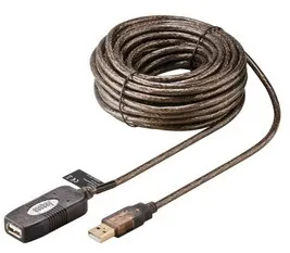 USB2 aktivt forlængerkabel, 10m