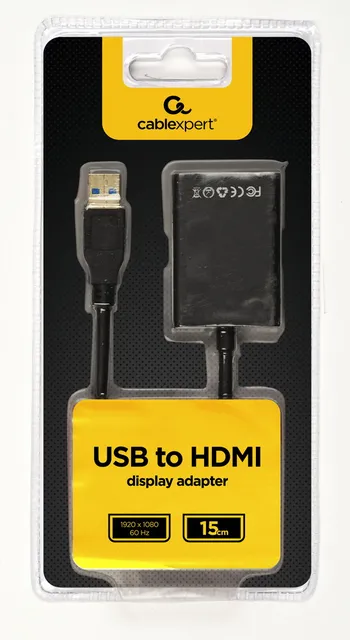 Video adapter, USB3 til HDMI, 1920x1080 FULL HD