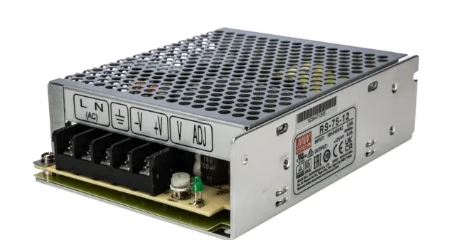 MEAN WELL 72W Switch-mode strømforsyninger 1 udgang, 12V dc, 6A